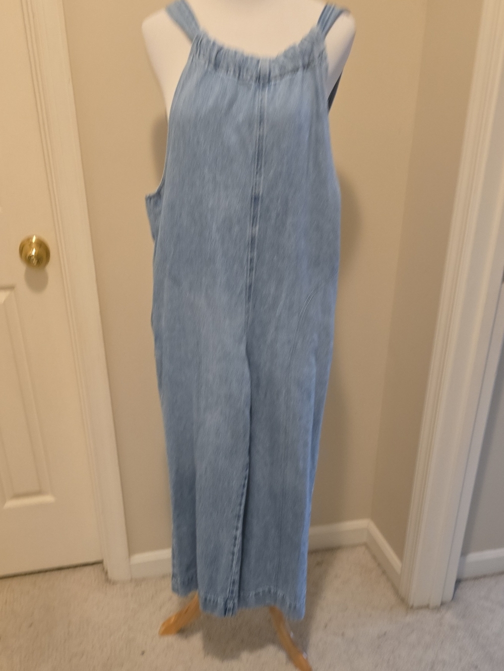 Rewash Light Blue Denim Overalls Jumpsuit